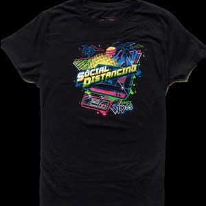 Geek Fuel Social Distancing Cotton T-Shirt (M) | Never Worn